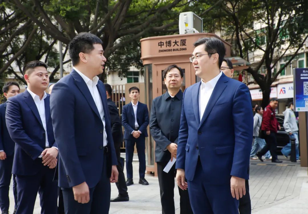 广州市市长孙志洋莅临中博科技慰问指导